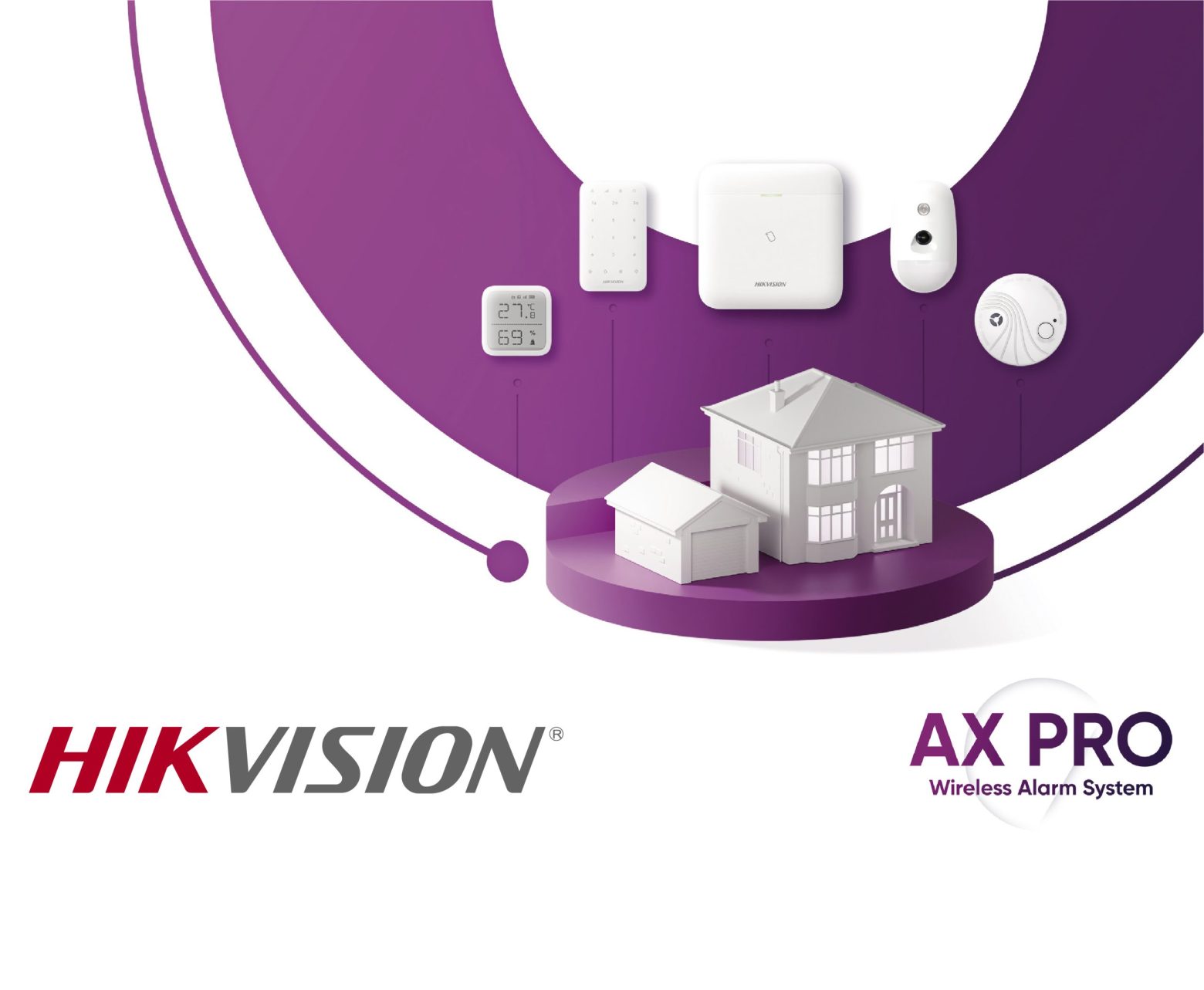 MJ Flood Security installing the Hikvision AX-Pro Wireless Alarm