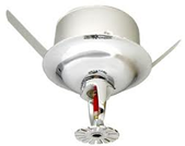 Covert Camera hidden within a fire alarm water sprinkler